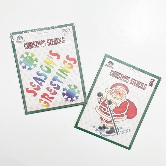 Christmas House Christmas stencils 4 pack - Picture 2 of 2